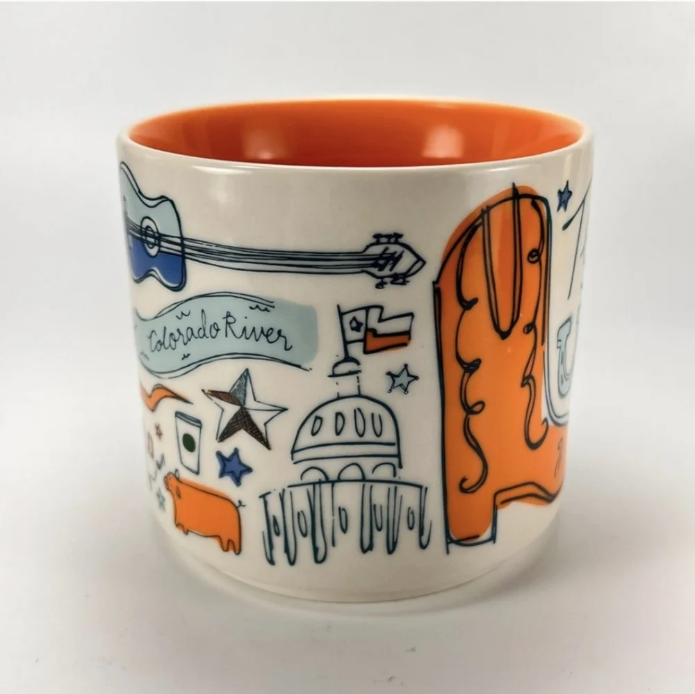 STARBUCKS Texas Ceramic Mug Been There Series 14oz 2019 - Picture 4 of 10